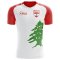 2022-2023 Lebanon Home Concept Football Shirt - Womens