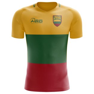 2020-2021 Lithuania Home Concept Football Shirt (Kids)