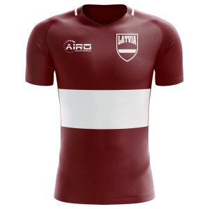 2023-2024 Latvia Home Concept Football Shirt - Little Boys