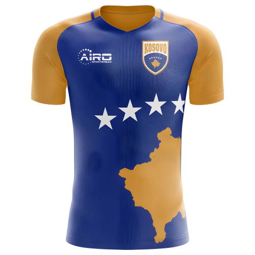 2025-2026 Kosovo Home Concept Football Shirt - Womens