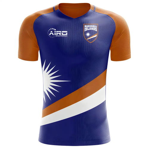 2025-2026 Marshall Islands Home Concept Football Shirt - Womens