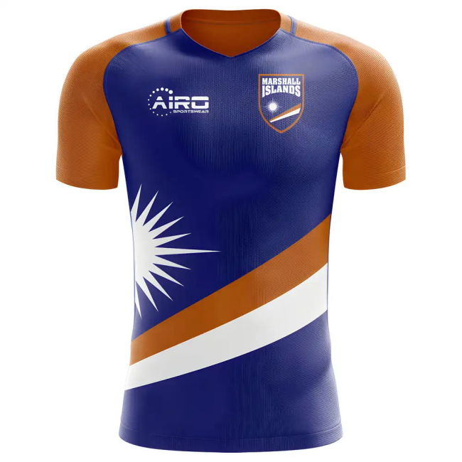 2025-2026 Marshall Islands Home Concept Football Shirt - Baby
