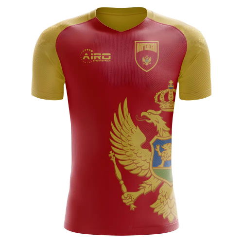 2025-2026 Montenegro Home Concept Football Shirt