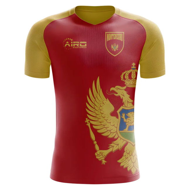 2025-2026 Montenegro Home Concept Football Shirt