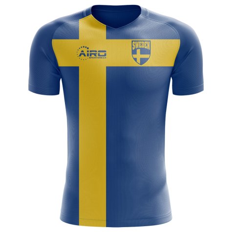 2022-2023 Sweden Flag Concept Football Shirt (Kids)