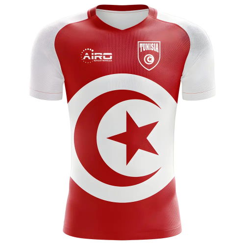 2025-2026 Tunisia Flag Concept Football Shirt - Womens