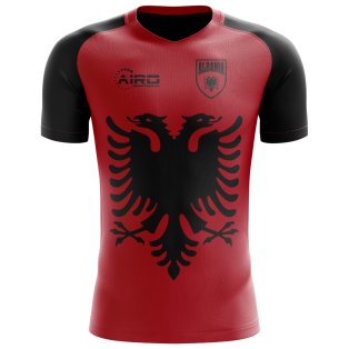 2022-2023 Albania Flag Concept Football Shirt (Kids)