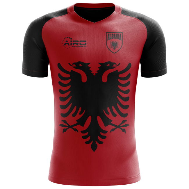 2025-2026 Albania Flag Concept Football Shirt (Kids)
