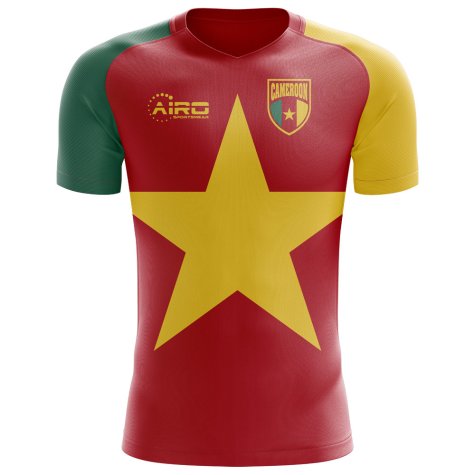 2022-2023 Cameroon Flag Concept Football Shirt - Little Boys