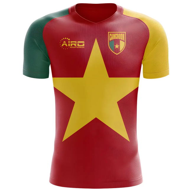 2025-2026 Cameroon Flag Concept Football Shirt