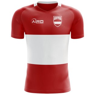 2022-2023 Austria Flag Concept Football Shirt (Kids)