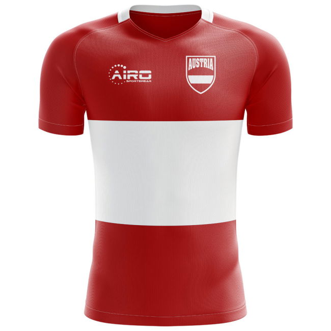 2025-2026 Austria Flag Concept Football Shirt (Kids)