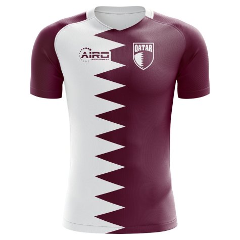 2023-2024 Qatar Home Concept Football Shirt - Little Boys