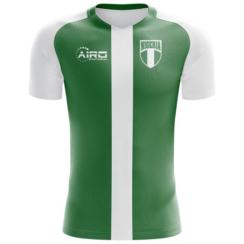2025-2026 Nigeria Flag Home Concept Football Shirt - Womens