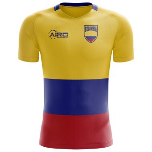 2022-2023 Colombia Flag Concept Football Shirt (Kids)