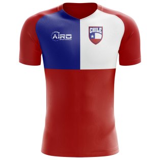 2022-2023 Chile Flag Concept Football Shirt
