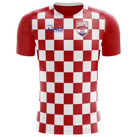 2023-2024 Croatia Flag Concept Football Shirt - Adult Long Sleeve
