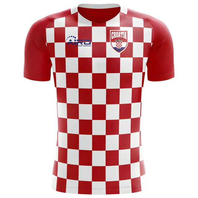 2025-2026 Croatia Flag Concept Football Shirt - Adult Long Sleeve