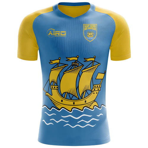 2025-2026 Saint Pierre and Miquelon Home Concept Football Shirt - Womens