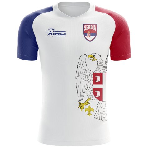 2022-2023 Serbia Flag Concept Football Shirt - Womens