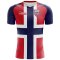 2023-2024 Norway Flag Concept Football Shirt