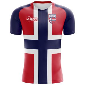 2023-2024 Norway Flag Concept Football Shirt (Kids)