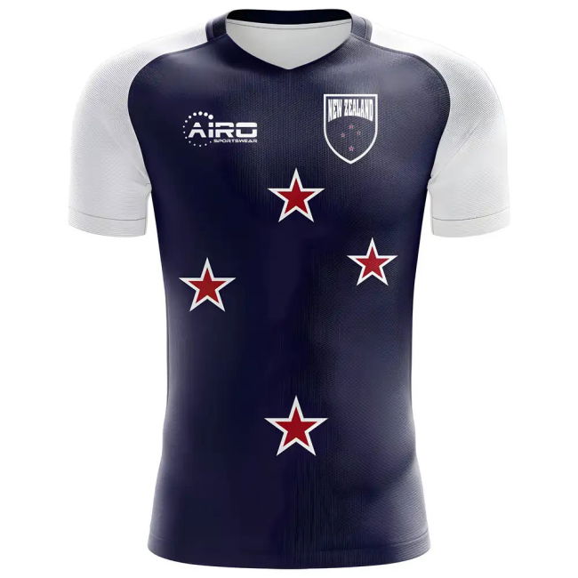 2025-2026 New Zealand Flag Concept Football Shirt