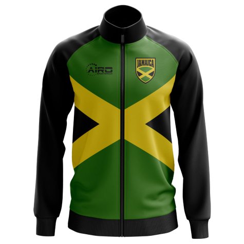 Jamaica Concept Football Track Jacket (Green) [JAMAICATRACK] - Uksoccershop