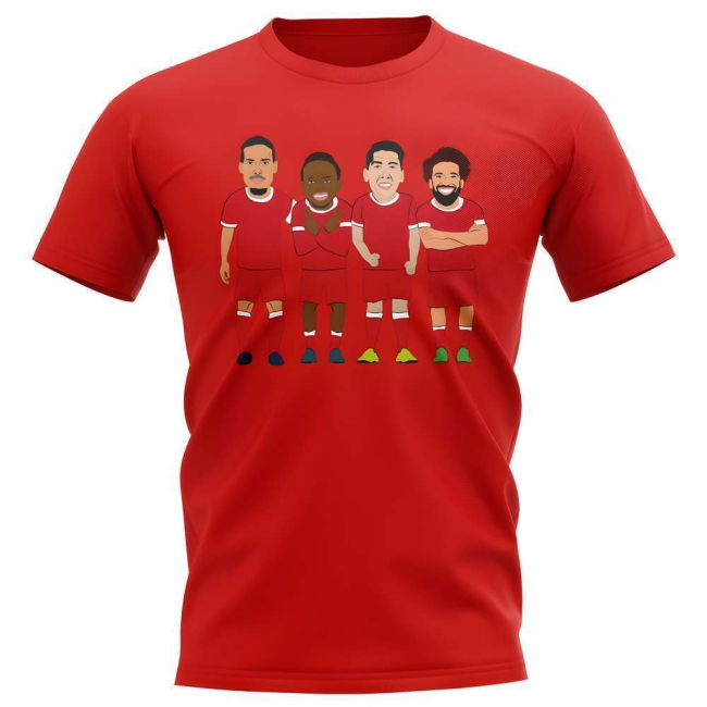 Liverpool Players Illustration T-Shirt (Red)
