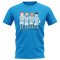 Manchester City Players Illustration T-Shirt (Sky)