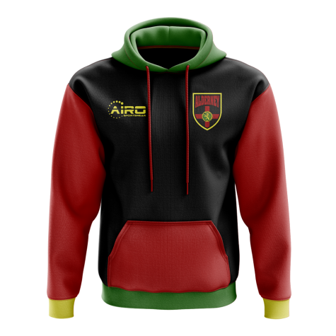 Alderney Concept Core Football Badge Hoodie (Black)