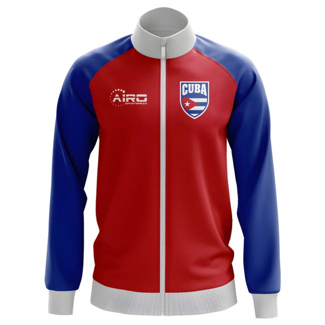Cuba Concept Football Track Jacket (Red) - Kids