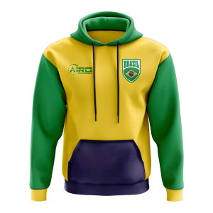 Brazil Concept Country Football Hoody (Yellow)