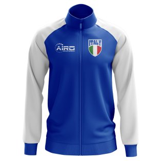 Italy Concept Football Track Jacket (Blue) - Kids