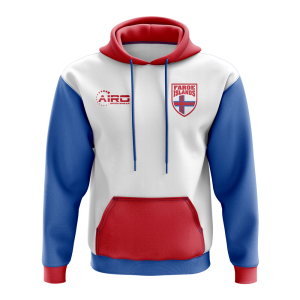 Faroe Islands Concept Country Football Hoody (White)