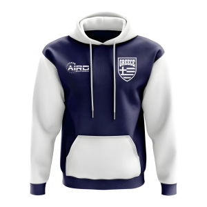 Greece Concept Country Football Hoody (Navy)