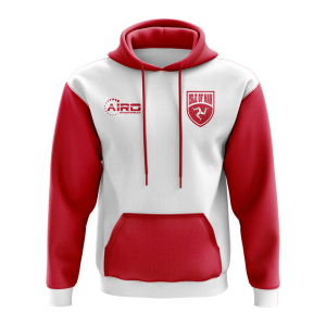 Isle Of Man Concept Country Football Hoody (White)