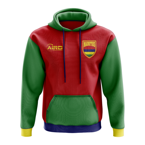 Mauritius Concept Country Football Hoody (Red)