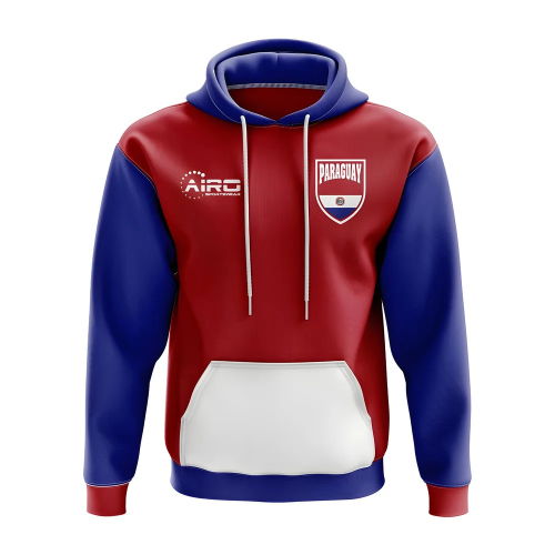 Paraguay Concept Country Football Hoody (Red)