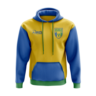 Saint Vincent And The Grenadines Concept Country Football Hoody (Yellow)