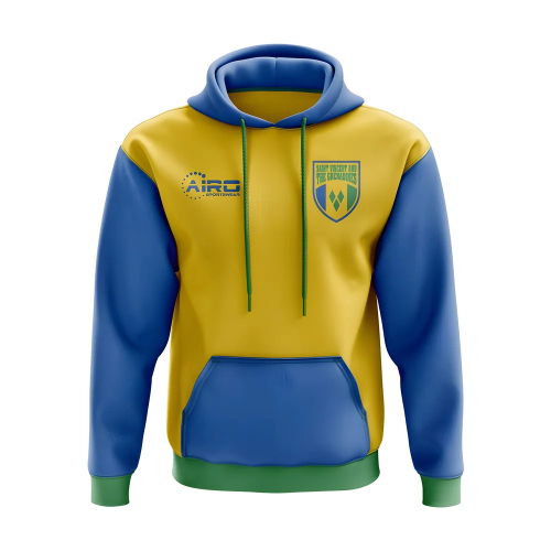 Saint Vincent And The Grenadines Concept Country Football Hoody (Yellow)