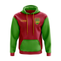 Sao Tome And Principe Concept Country Football Hoody (Red)