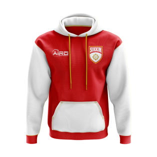 Sikkim Concept Country Football Hoody (Red)