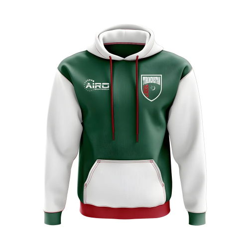 Turkmenistan Concept Country Football Hoody (Green)
