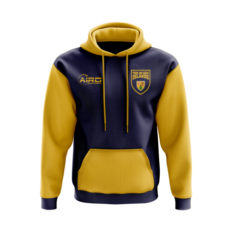 Turks and Caicos lslands Concept Country Football Hoody (Navy)