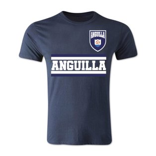 Anguilla Core Football Country T-Shirt (Navy)