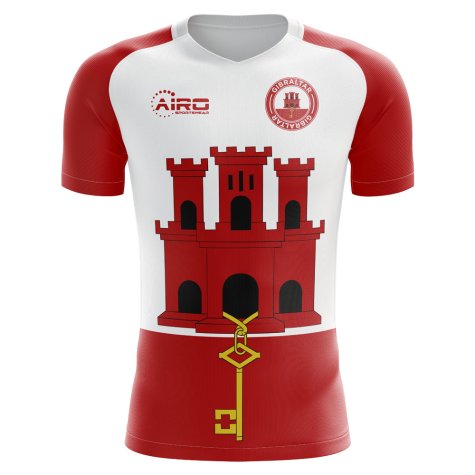 2024-2025 Gibraltar Home Concept Football Shirt - Kids (Long Sleeve)
