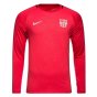 2018-2019 Barcelona Nike Long Sleeve Training Shirt (Tropical Pink) - Kids