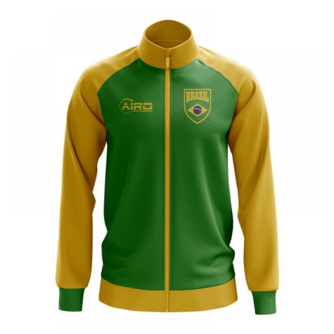 Brazil Concept Football Track Jacket (Green) - Kids
