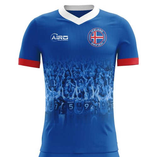 2025-2026 Iceland Supporters Home Concept Football Shirt